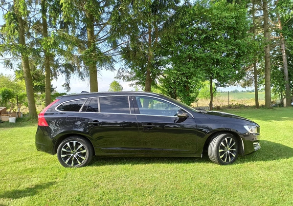 Volvo V60 cena 43500 przebieg: 264134, rok produkcji 2014 z Jaraczewo małe 106